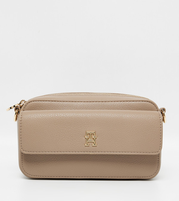 تومي هيلفيغر  حقائب - بيج Cross Body Bags