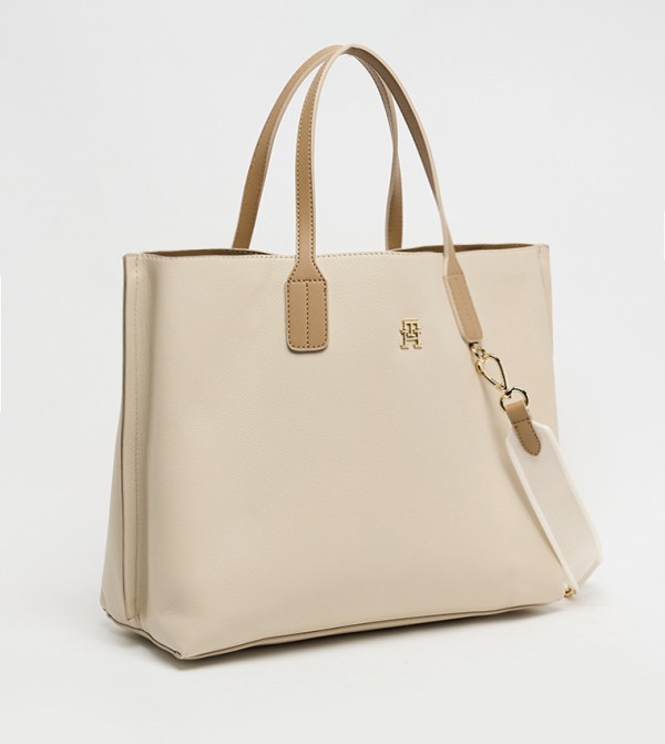 Tommy Hilfiger Tommy Hilfiger - Beige Satchel Bags