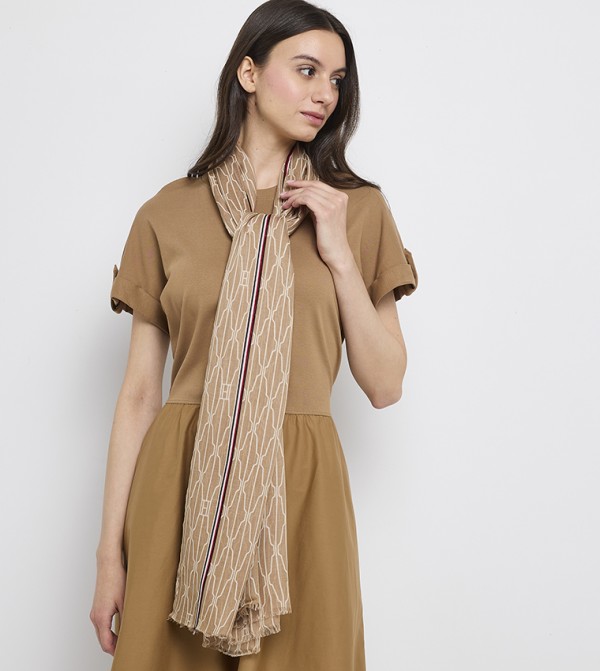 Tommy Hilfiger  Scarves - Khaki Woven Scarves