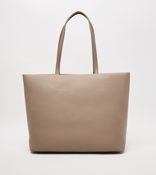 Tommy Hilfiger  - Beige Tote Bags