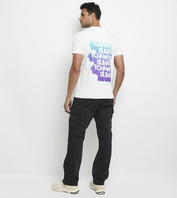 Tommy Jeans  Shirts - White Short Sleeves