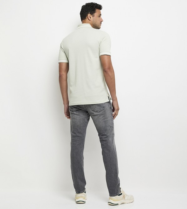 Tommy Jeans TOMMY JEANS - Green Polo T-shirts