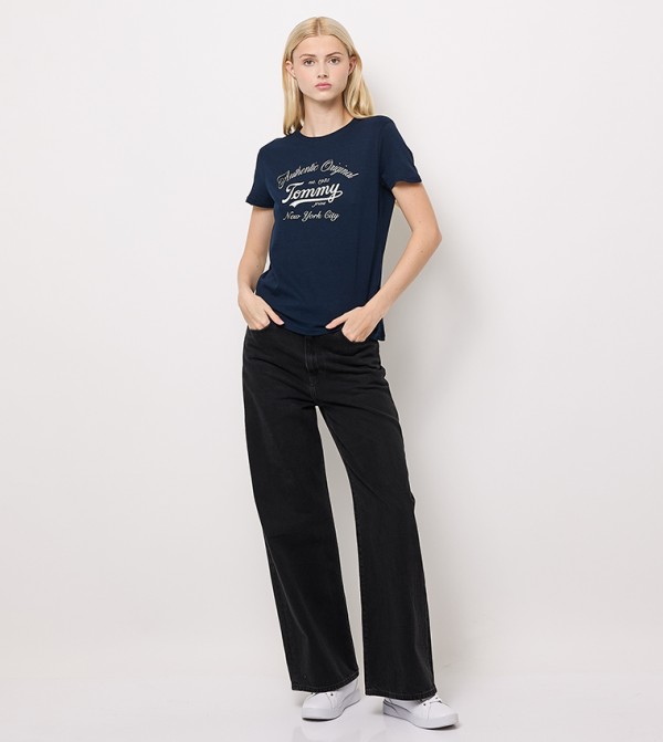 Tommy Hilfiger Tommy Hilfiger - Blue Short Sleeve T-Shirts