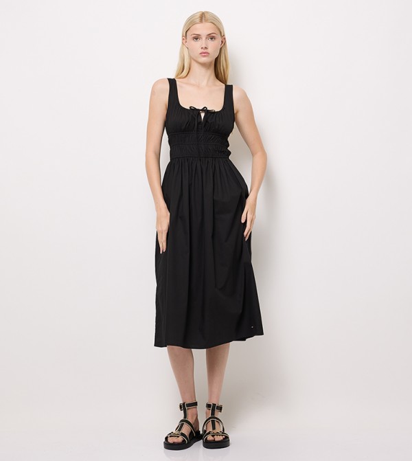 Tommy Hilfiger Tommy Hilfiger - Black Midi Dresses