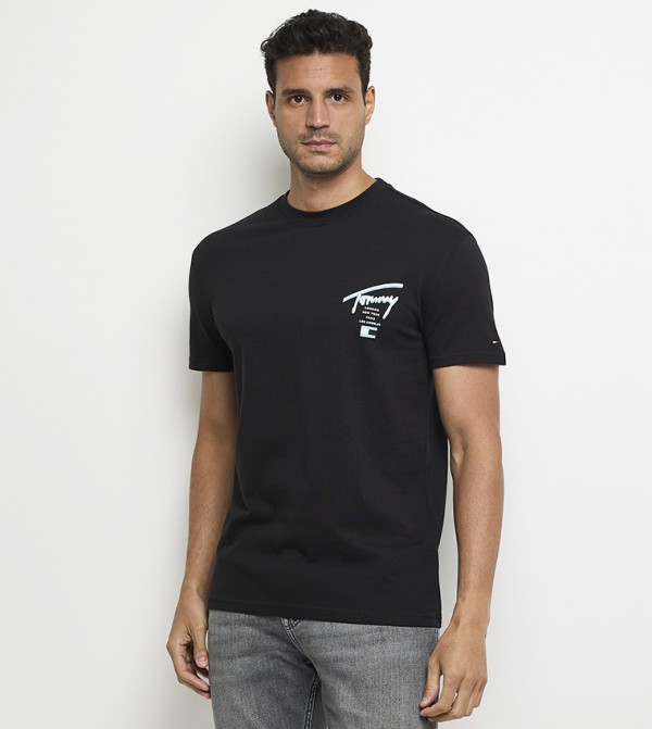 Tommy Jeans TOMMY JEANS - Black Short Sleeves