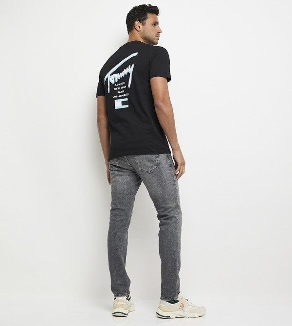 Tommy Jeans TOMMY JEANS - Black Short Sleeves