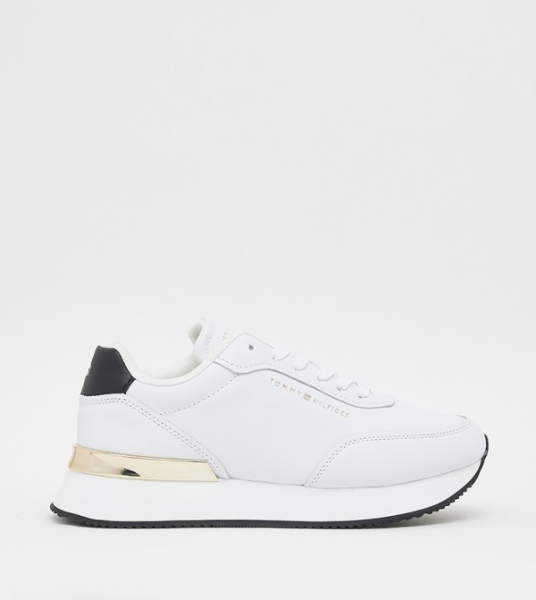 تومي هيلفيغر  أحذية سنيكرز - أبيض أحذية برقبة منخفضة 