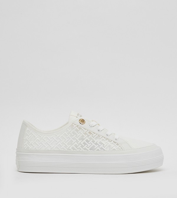 Tommy Hilfiger  - Ecru Low Top