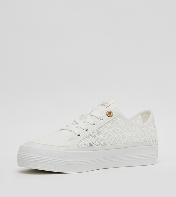 Tommy Hilfiger  - Ecru Low Top