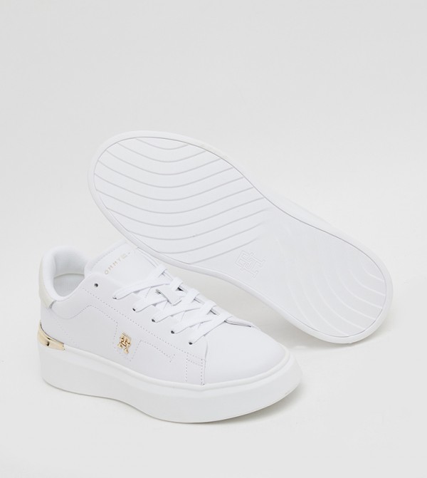 تومي هيلفيغر تومي هيلفيغر - أبيض أحذية برقبة منخفضة 