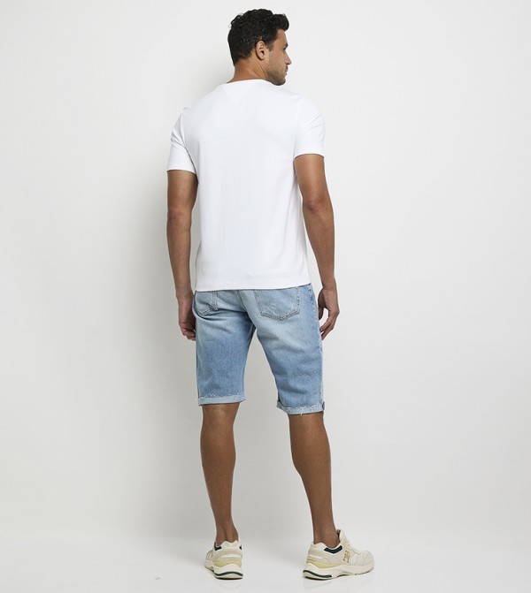 Tommy Hilfiger  Casual Shirts - White Short Sleeves
