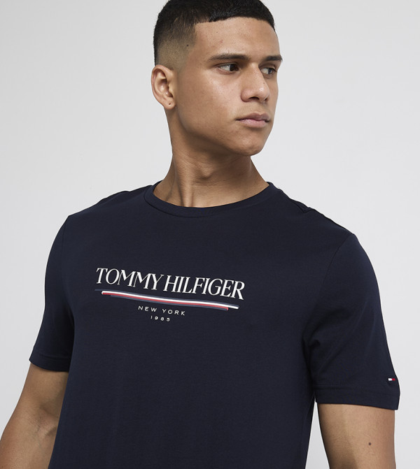 Tommy Hilfiger  Clothing - Navy Casual T-Shirts