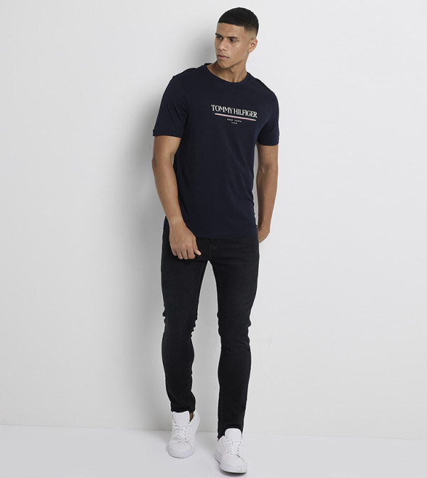 Tommy Hilfiger  Clothing - Navy Casual T-Shirts