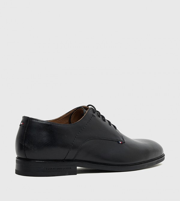Tommy Hilfiger  - Black Formal Lace-Up Shoes