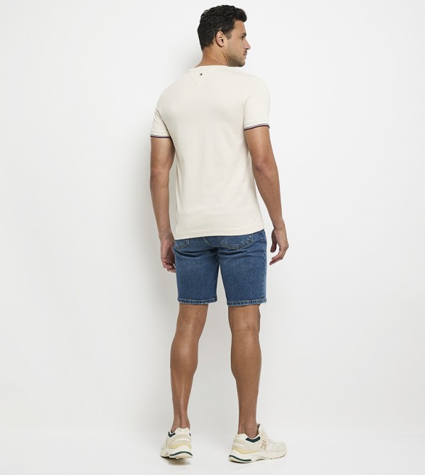 Tommy Hilfiger  Short Sleeves - Beige Short Sleeves