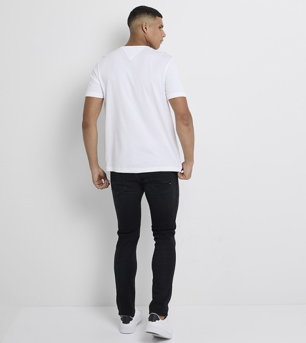 Tommy Hilfiger Men - White Casual T-Shirts