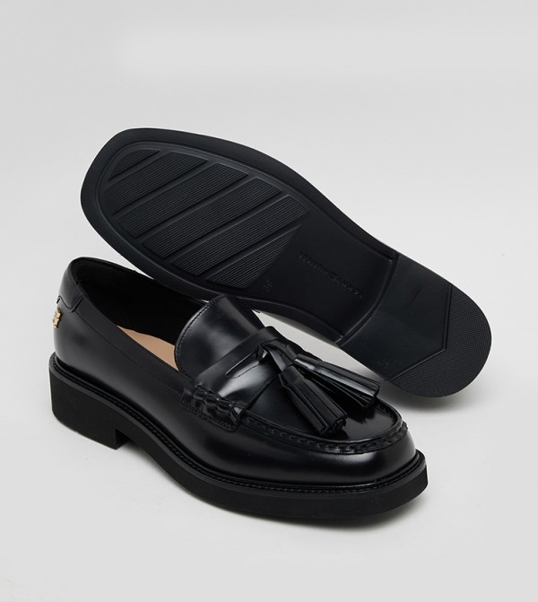 تومي هيلفيغر أحذية لوفر - أسود undefined