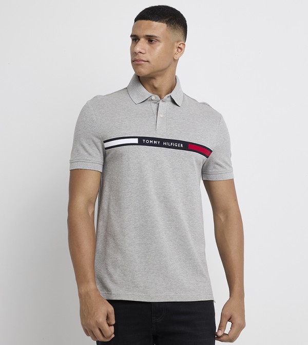 تومي هيلفيغر تومي هيلفيغر - رمادي قمصان بولو