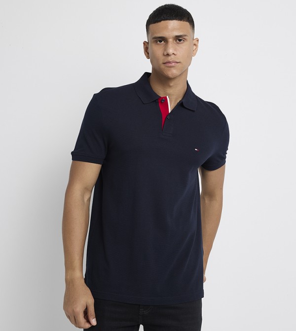 Tommy Hilfiger  Polo T-Shirts - Navy Polo T-shirts