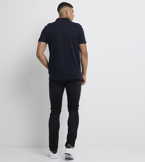 Tommy Hilfiger  Polo T-Shirts - Navy Polo T-shirts