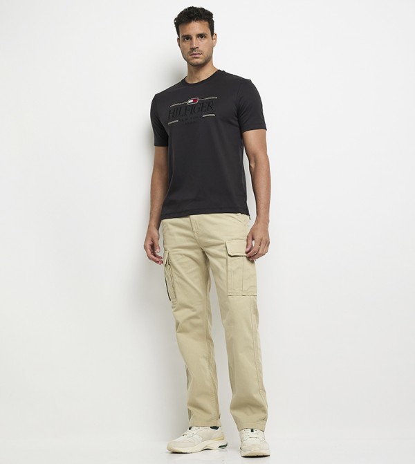 Tommy Hilfiger  Casual Shirts - Black Short Sleeves