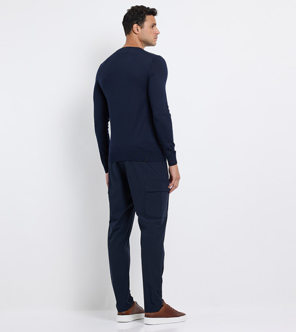 Tommy Hilfiger  Sweaters & Cardigans - Navy Round Neck Sweaters