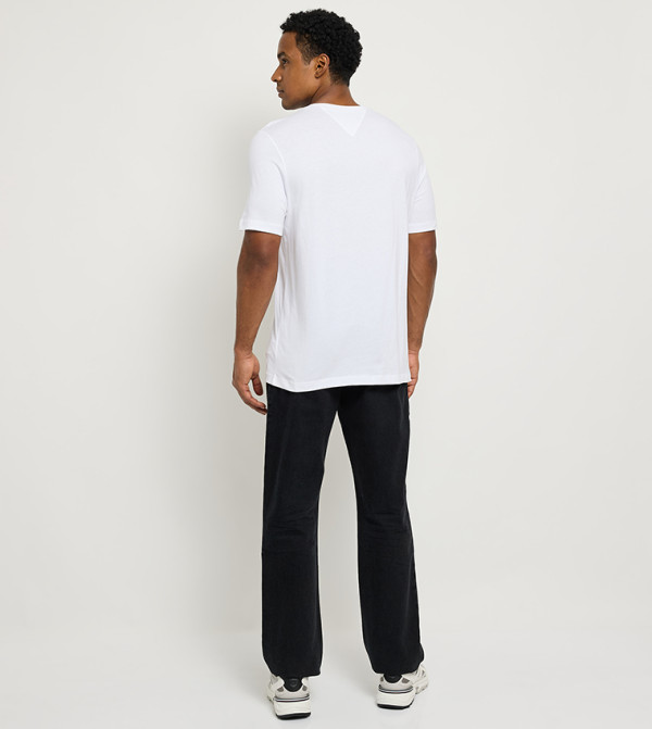 Tommy Hilfiger  Clothing - White Round Neck T-Shirts