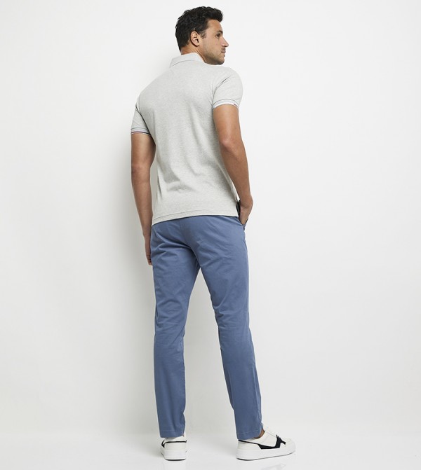 Tommy Hilfiger - Grey Polo T-shirts