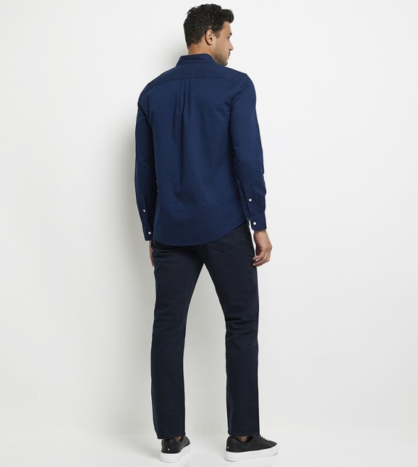 Tommy Hilfiger  Shirts - Navy Long Sleeves