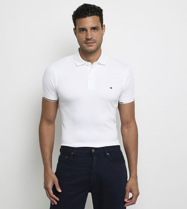 تومي هيلفيغر تومي هيلفيغر - أبيض قمصان بولو