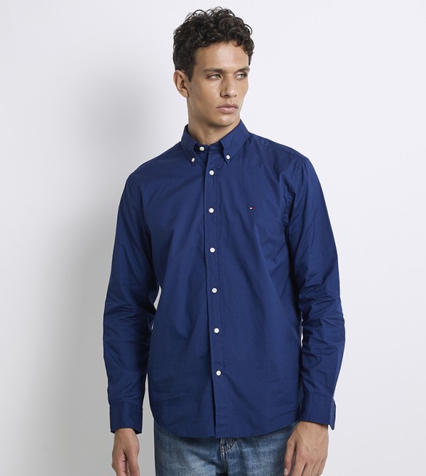 تومي هيلفيغر  قمصان - أزرق Long Sleeves