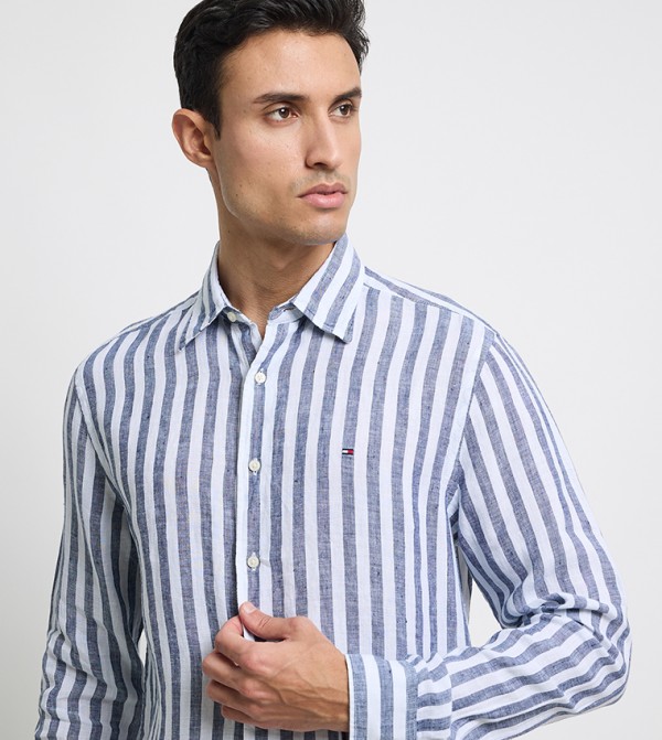 Tommy Hilfiger Shirts - Blue Casual Shirts