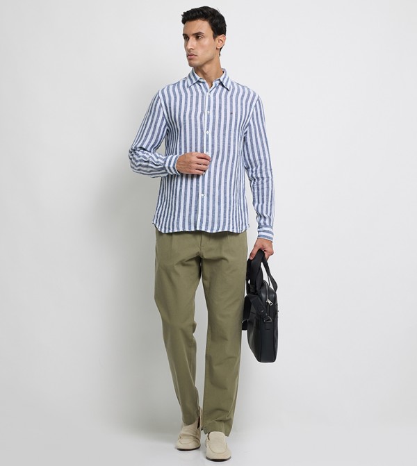 Tommy Hilfiger Shirts - Blue Casual Shirts