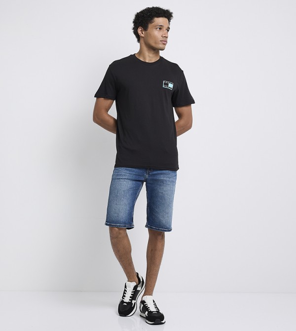 Tommy Hilfiger T-Shirts - Black Round Neck T-Shirts
