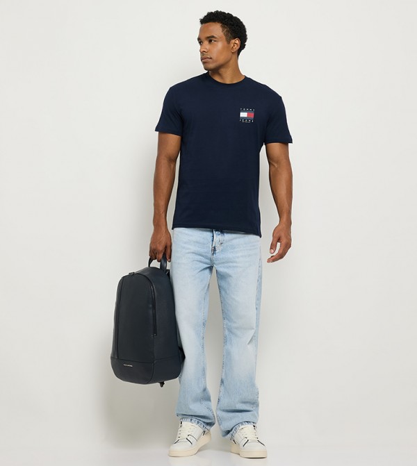 تومي جينز تومي جينز - كحلي Round Neck T-Shirts