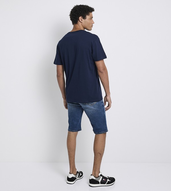 Tommy Hilfiger Tommy Hilfiger - Blue Round Neck T-Shirts