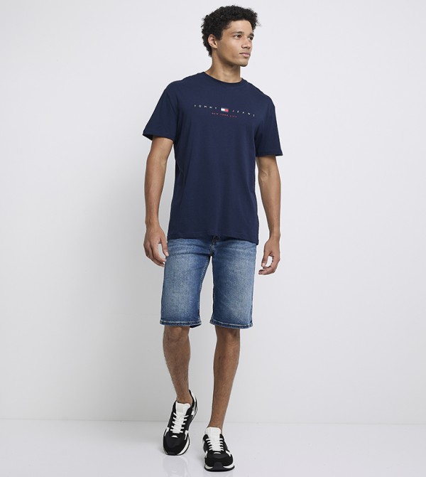 Tommy Hilfiger Tommy Hilfiger - Blue Round Neck T-Shirts
