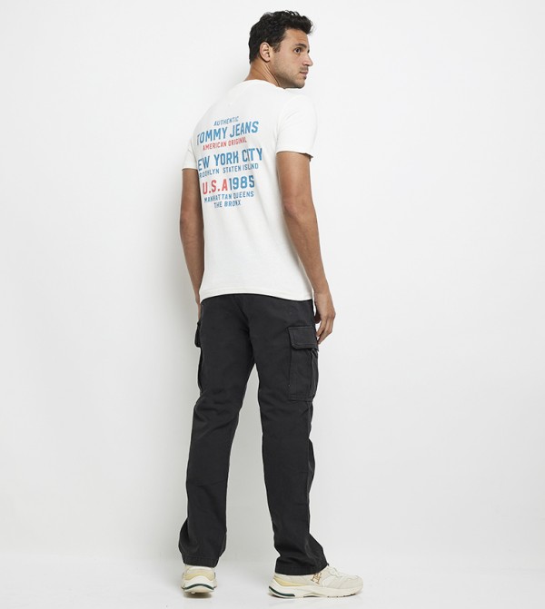Tommy Jeans TOMMY JEANS - White Short Sleeves
