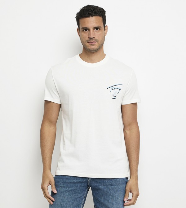 Tommy Jeans  Shirts - White Short Sleeves