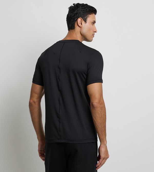 Calvin Klein T-Shirts & Vests - Black Round Neck T-Shirts