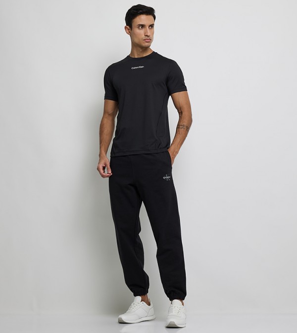 Calvin Klein T-Shirts & Vests - Black Round Neck T-Shirts