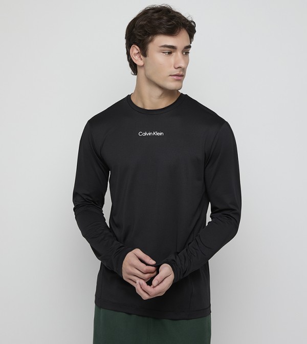 Calvin Klein  Shirts - Black Long Sleeves