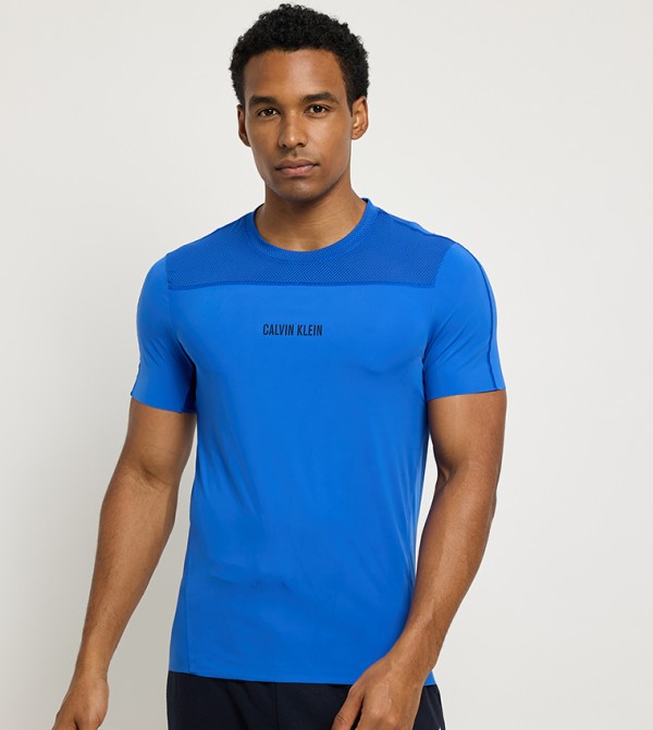 كالفين كلاين  ملابس رياضة - أزرق T-Shirts & Vests