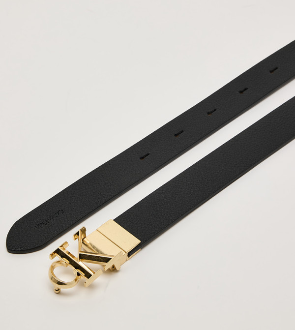 كالفين كلاين  أحزمة - أسود Leather Belts