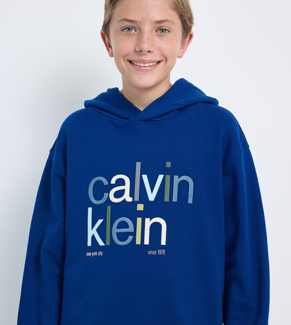 كالفين كلاين كالفين كلاين - أزرق هودي