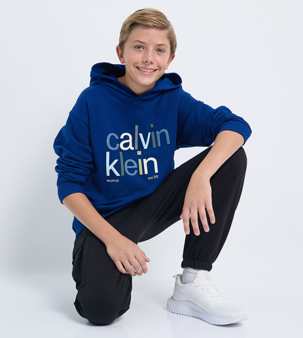 كالفين كلاين كالفين كلاين - أزرق هودي