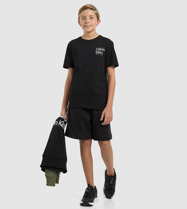 كالفين كلاين كالفين كلاين - أسود تي شيرتات