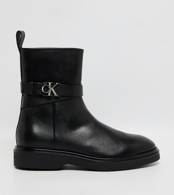 Calvin Klein  Boots - Black Ankle length Boots