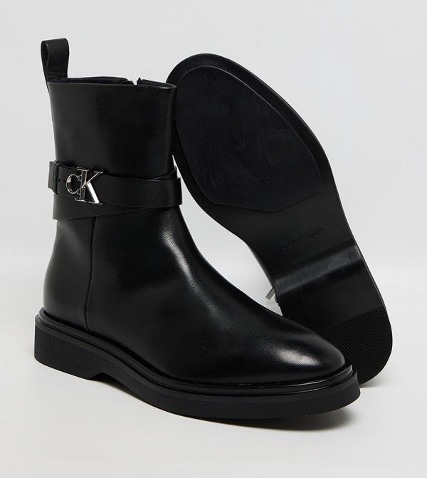 Calvin Klein  Boots - Black Ankle length Boots