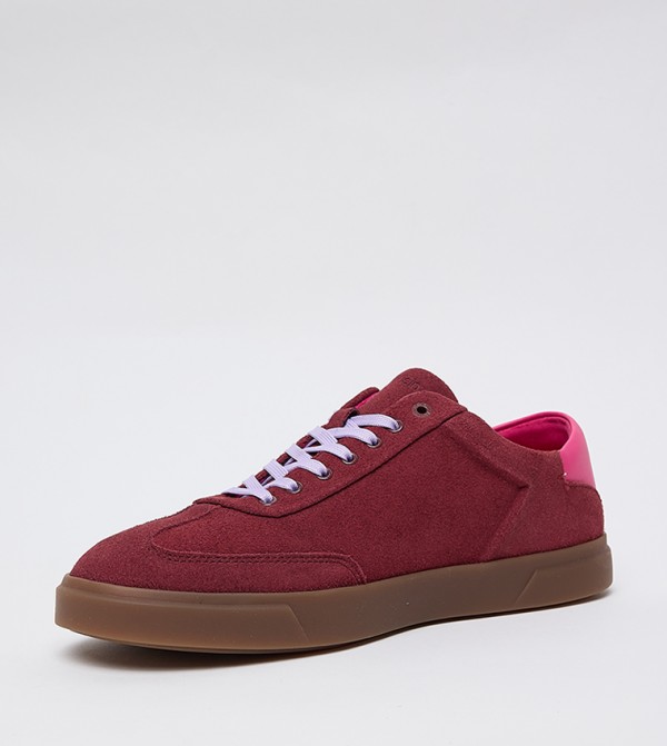 Calvin Klein Calvin Klein - Maroon Low Top